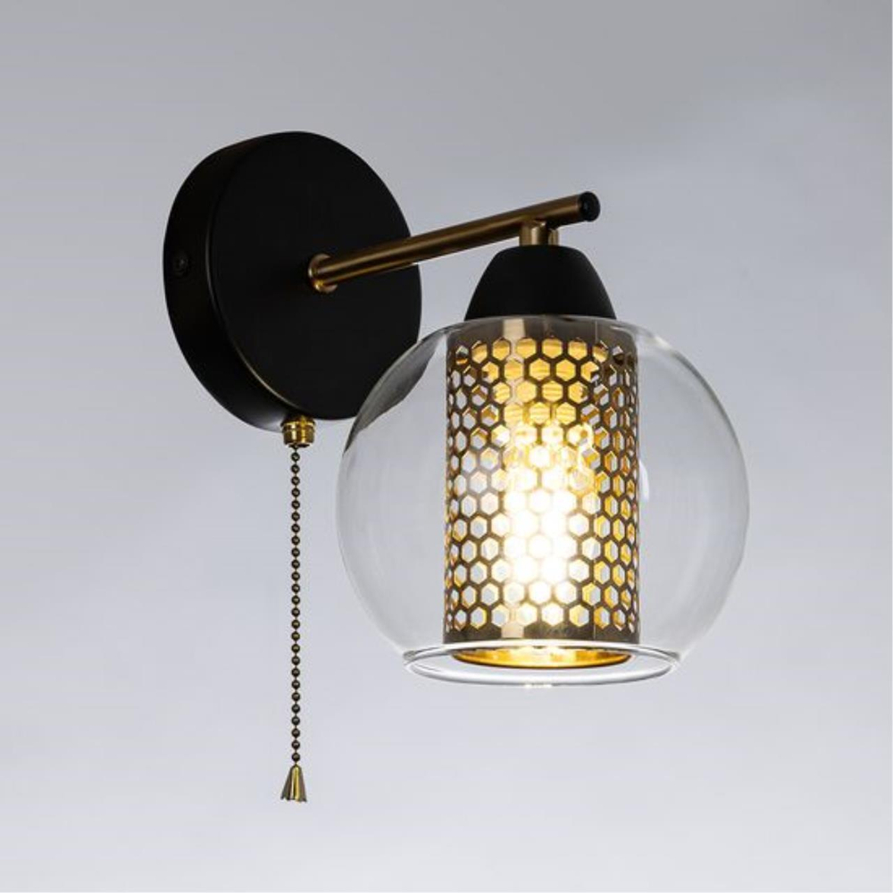 Настенный светильник Arte Lamp MANCHESTER A7045AP-1BK