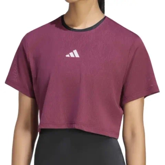 Женская теннисная футболка Adidas Pro - maroon