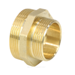 Ниппель латунь переходной Ду 15х10 (1/2"х3/8") НР LD LD.65.503.1510