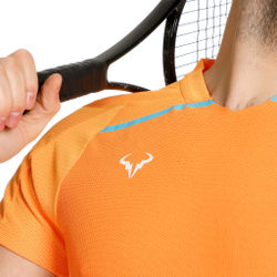 Мужское теннисное поло Nike Dri-Fit Advantage RAFA Court T-Shirt Men - Orange