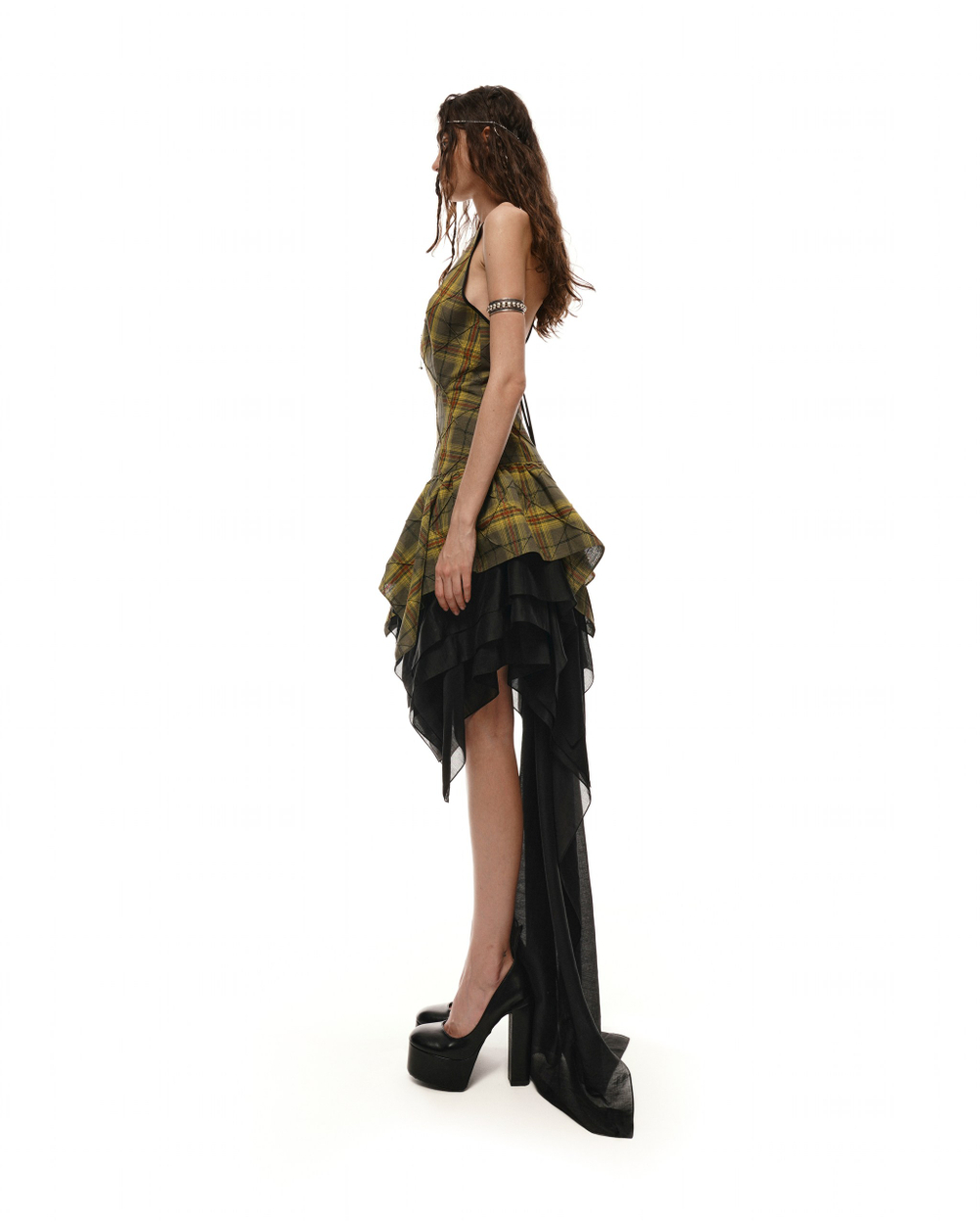 Платье  Кутюр II в клетку