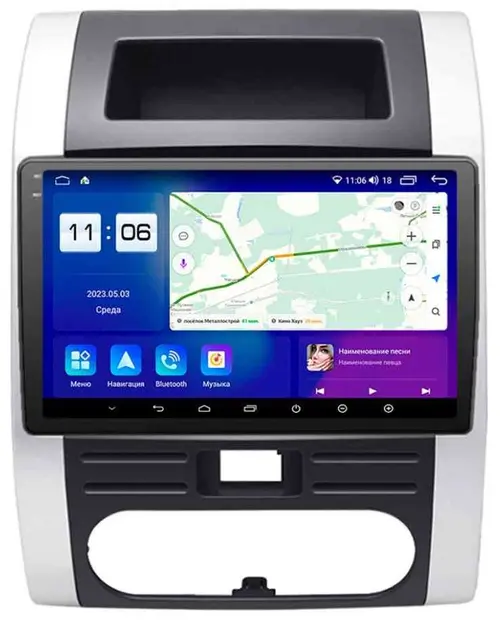 Магнитола для Nissan X-Trail 2007-2014 (T31) - Parafar PF700LUX1RN2K на Android 13, Быстрая, QLED+2K, CarPlay, 4G SIM-слот