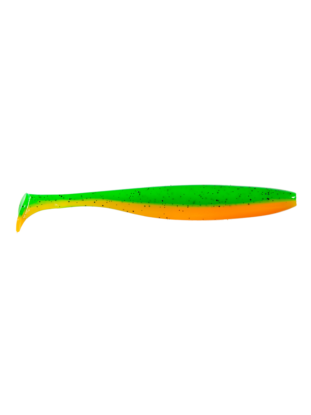 Приманка ZUB-IZI 208мм(8,2")-3шт, (цвет 022) зеленый верх - оранжевый низ