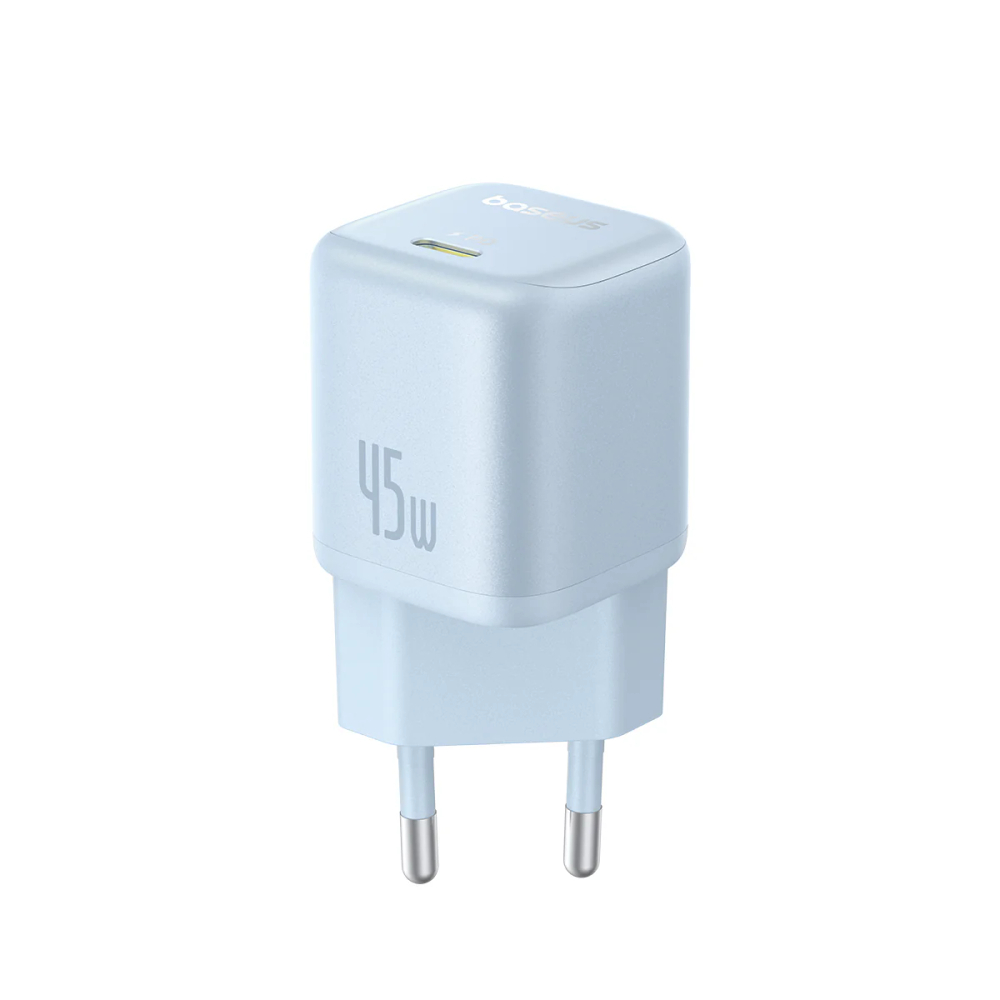 Сетевое зарядное устройство Baseus PicoGo 45W USB Type-C Голубой (Galaxy Blue)
