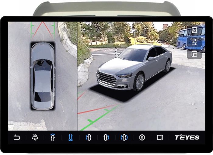 Магнитола для Honda Airwave 2005-2010 - Teyes CC3-2K-360 монитор 13" 2K QLED на Android 10, Быстрая, CarPlay, 4G SIM-слот, 4 камеры в комплекте