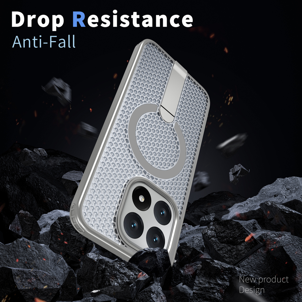 Прозрачный чехол Mesh Pro Magnetic Case для Xiaomi 15T