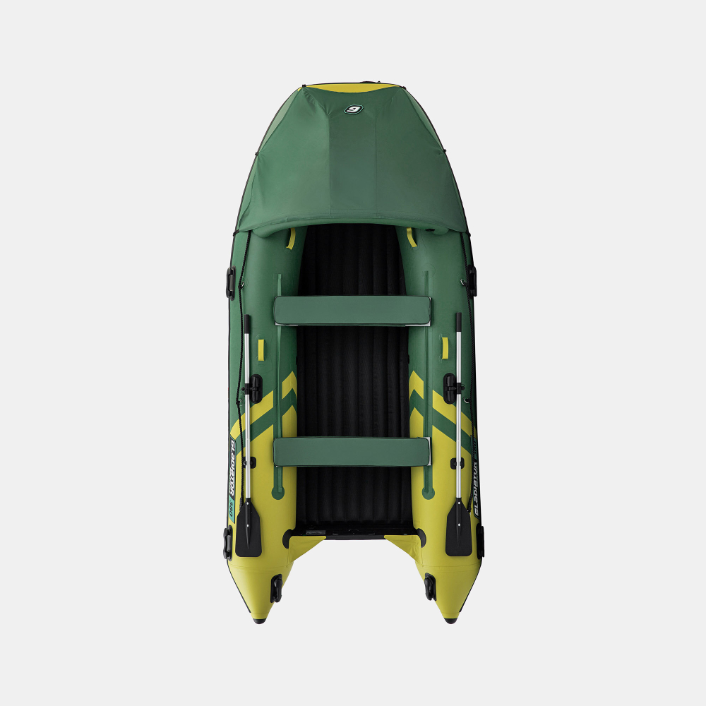 Надувная лодка (НДНД) GLADIATOR E380PRO зелено-оливковый