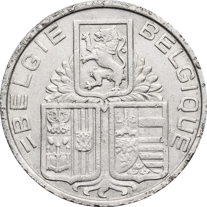 5 франков 1939 Бельгия (BELGIE-BELGIQUE)