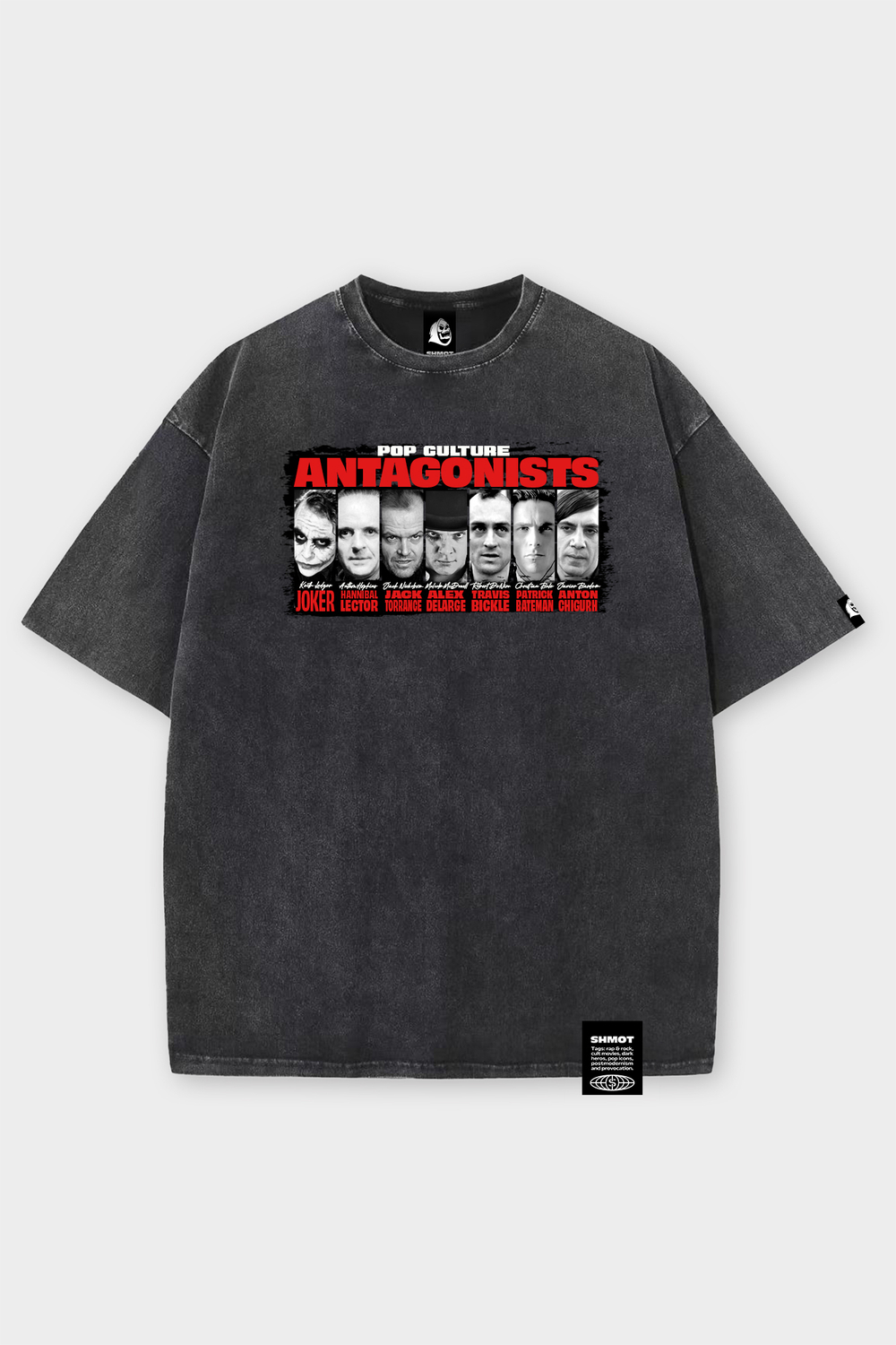Футболка SHMOT "ANTAGONISTS" GARMENT DYE Черный