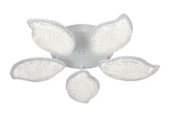Люстра потолочная светодиодная Rilon 3501/5 WHITE, 120 Вт, белая
