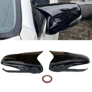 Накладки на зеркала Lexus IS 250 / IS 300 / IS350 / IS F (XE20/25) 2005 - 2013 чёрный глянец