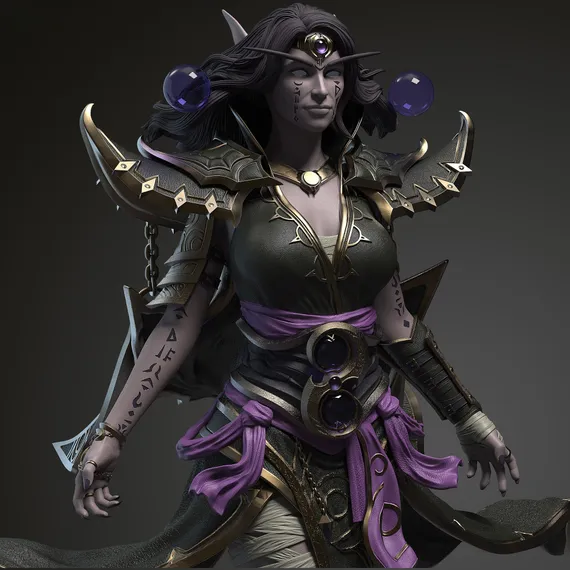 Xal'Atath Purple Flame - World of Warcraft