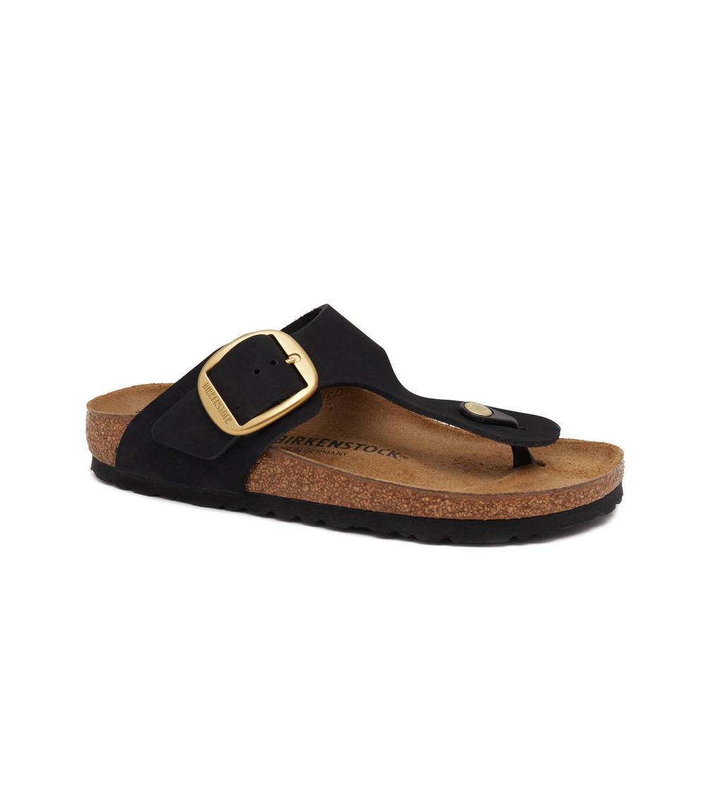 Кожаное вьетнамки Gizeh Big Buckle LENB Birkenstock - черный(1024107)