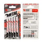 Пилки лобзиковые по металлу I=75 W=9 L=100 TP=1,2-2,6 TPI=10-21 WOODWORK JT-123X