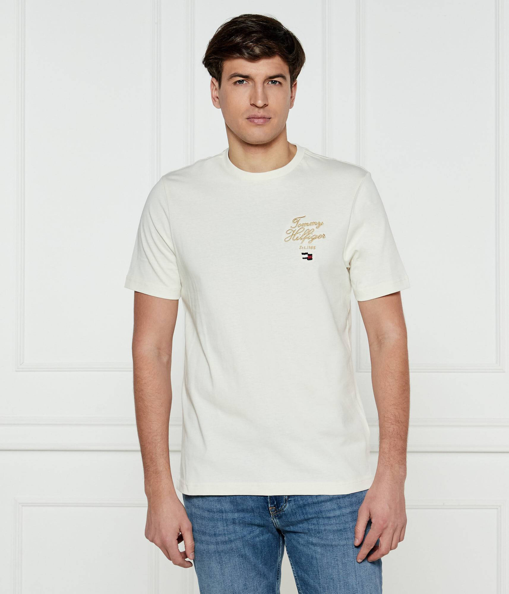 Футболка Tommy Hilfiger - экрю(MW0MW38334)