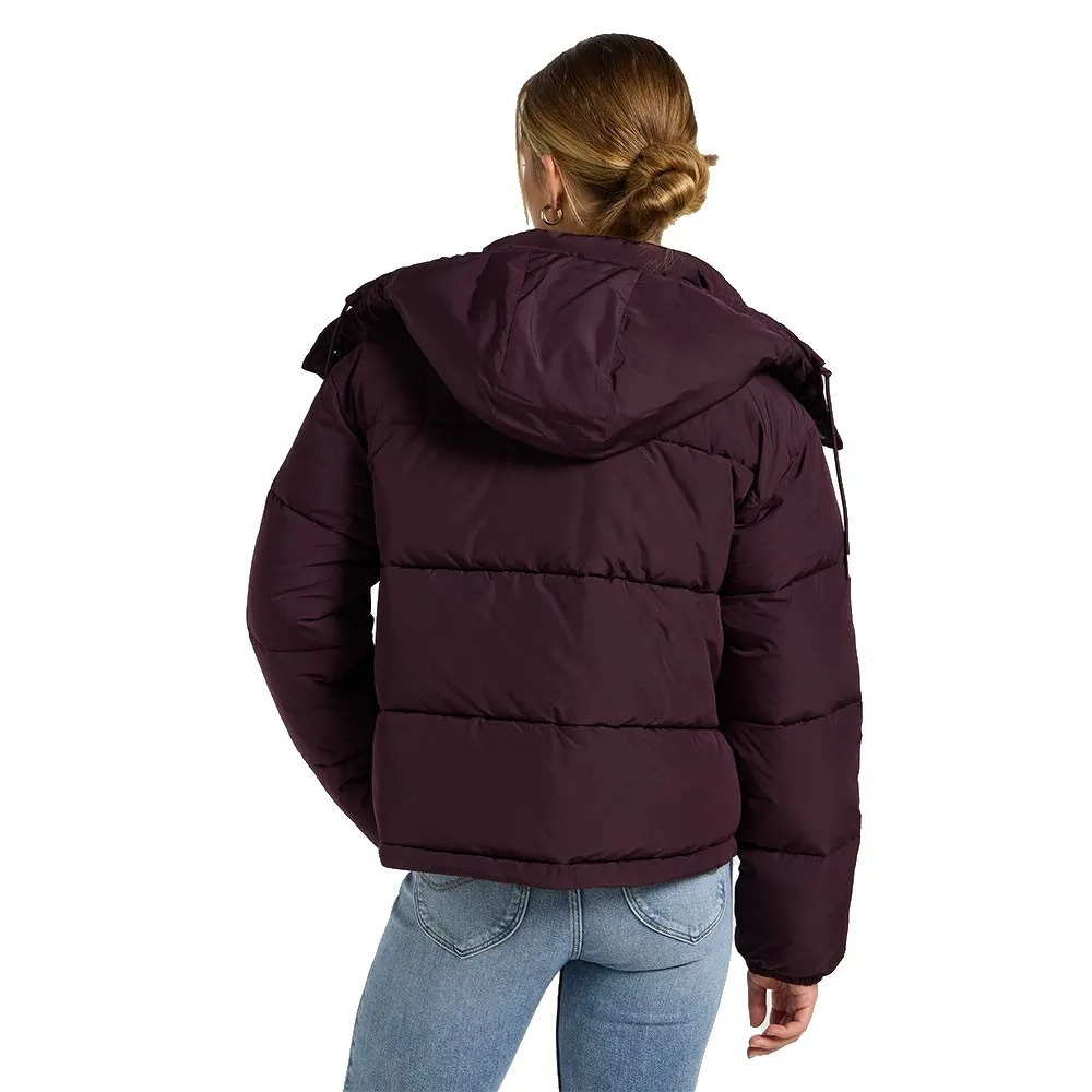 Куртка утепленная женская LEE SHORT PUFFER WITH HOOD