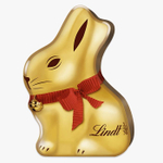Подарочная ЖЕСТЯНАЯ коробка Lindt GOLD BUNNY в форме зайца к Пасхе и Рождеству (из Финляндии)