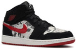 Jordan 1 Mid Newspaper Air Times GS