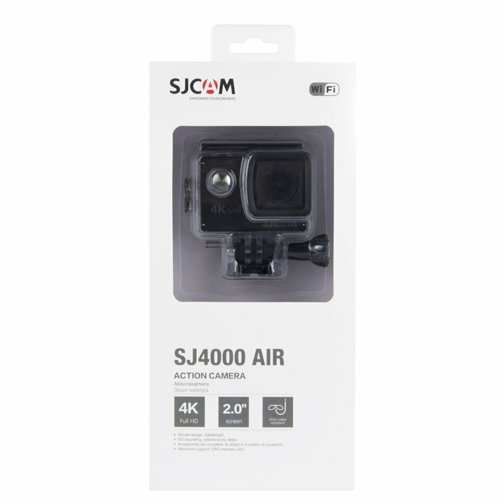 Экшн-камера SJCAM SJ4000 Air, 12МП, 900 мА·ч, черный