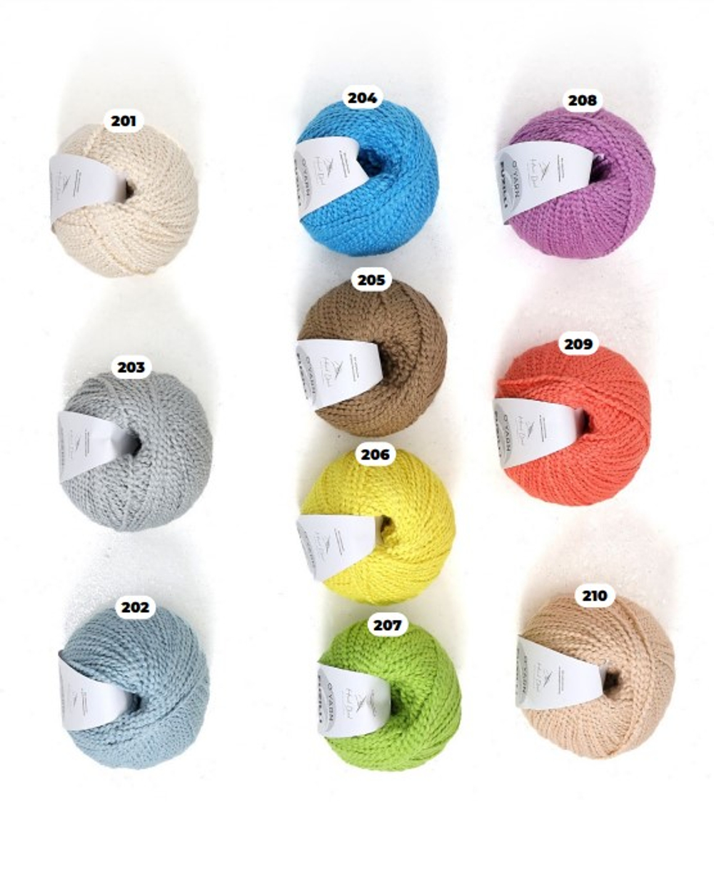 Пряжа O'Yarn FUZILLI, 100г