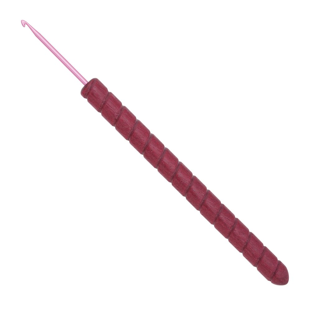 Крючок, вязальный с ручкой из древесины Амарант AddiUnicorn Purpleheart ⌀2.0 мм, 16 Крючок, вязальный с ручкой из древесины Амарант AddiUnicorn Purpleheart ⌀2.0 мм, 16