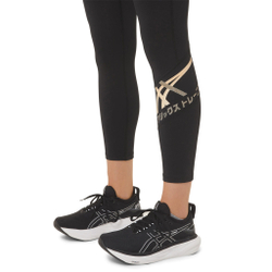 Женские теннисные брюки ASICS Tiger Tight Women - Black, Beige