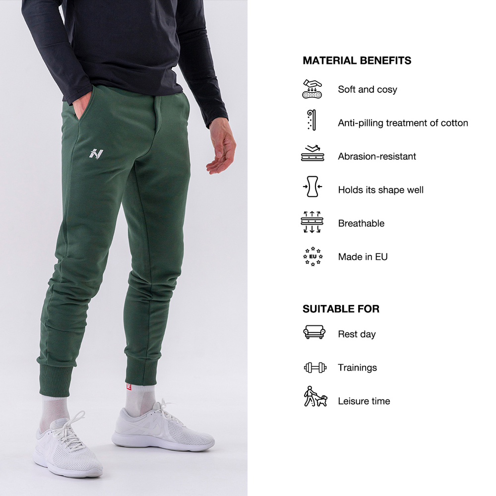Брюки Slim sweatpants with side pockets “Reset” 321
Зеленые