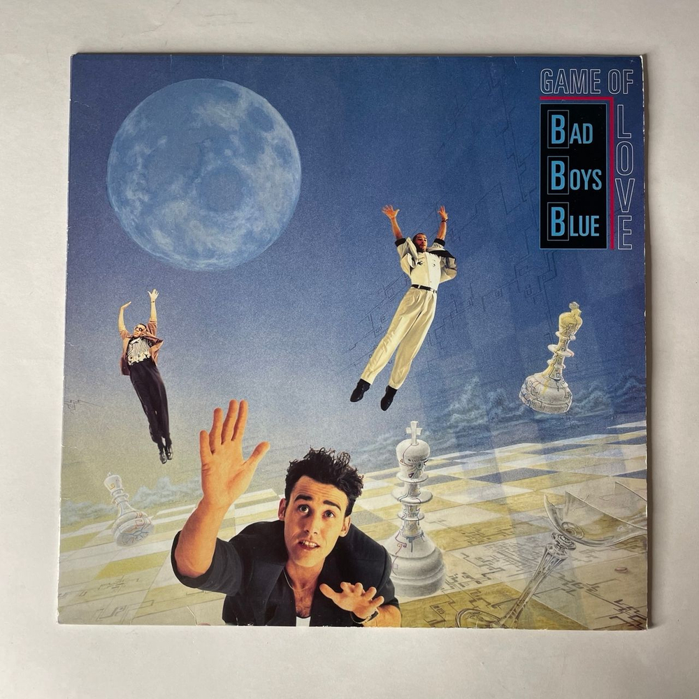 Винтажная виниловая пластинка LP Bad Boys Blue Game Of Love (Германия 1990)