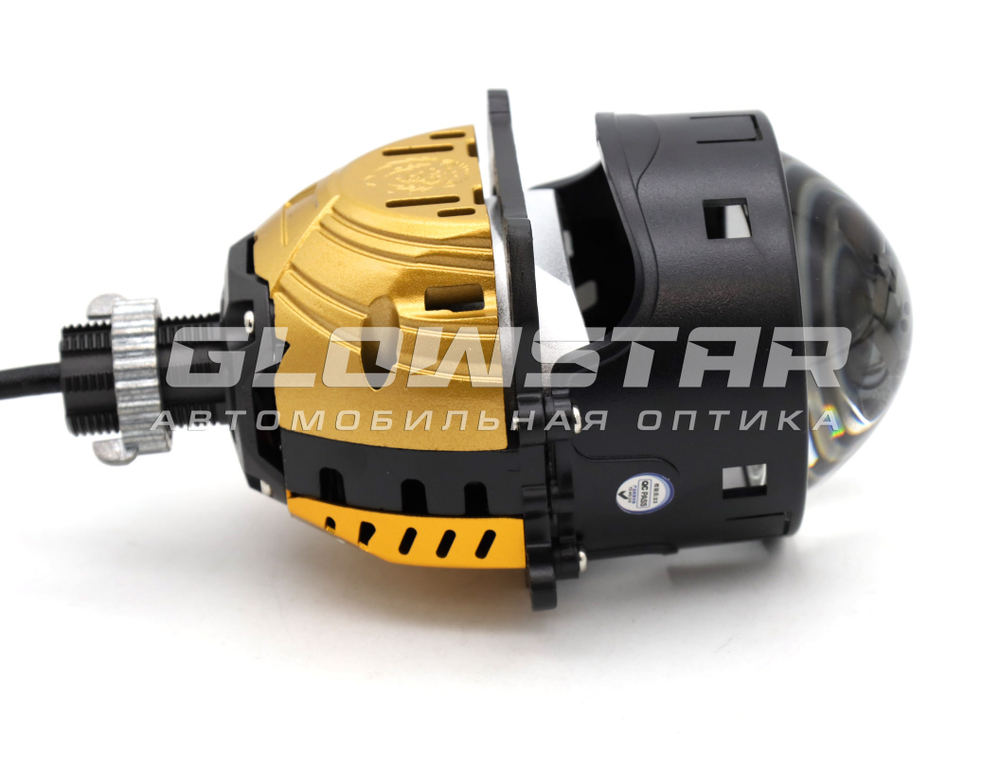 Билед модули Aozoom A15 PRO 5500K 2026, 3.0 дюйма, 2 чипа, 12V, 58W/65W, крепление 3R и съемное гаечное (комплект, 2шт)