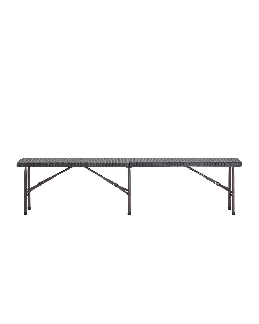 Скамейка Складная садовая 183x28x43 см HDPE шоколад