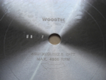 Пила дисковая Ø450 х 30 х 4,0/2,8 Z72 WZ WoodTec