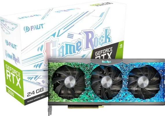 Видеокарта Palit GeForce RTX 3090 GameRock