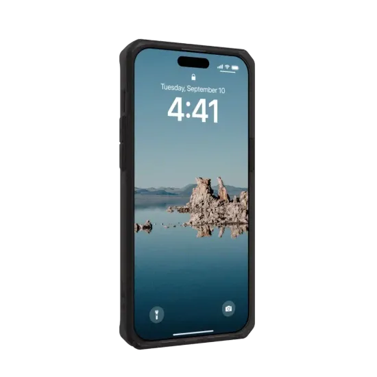 Чехол с поддержкой MAGSAFE Uag Plyo для iPhone 15 Pro MAX 6.7", цвет черный/бронза (Black/Bronze)