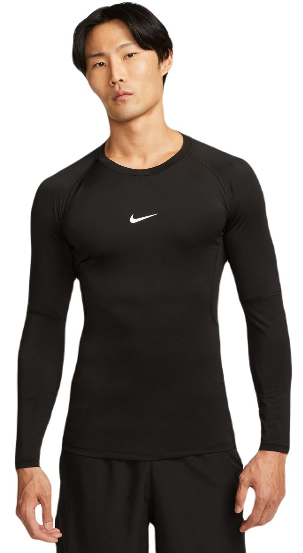 Компрессионка  Nike Pro Dri-FIT Tight Long-Sleeve фитнес Top - черный