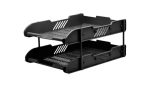 Лоток горизонтальный DOLCE COSTO 2 секция черный D00428-BK