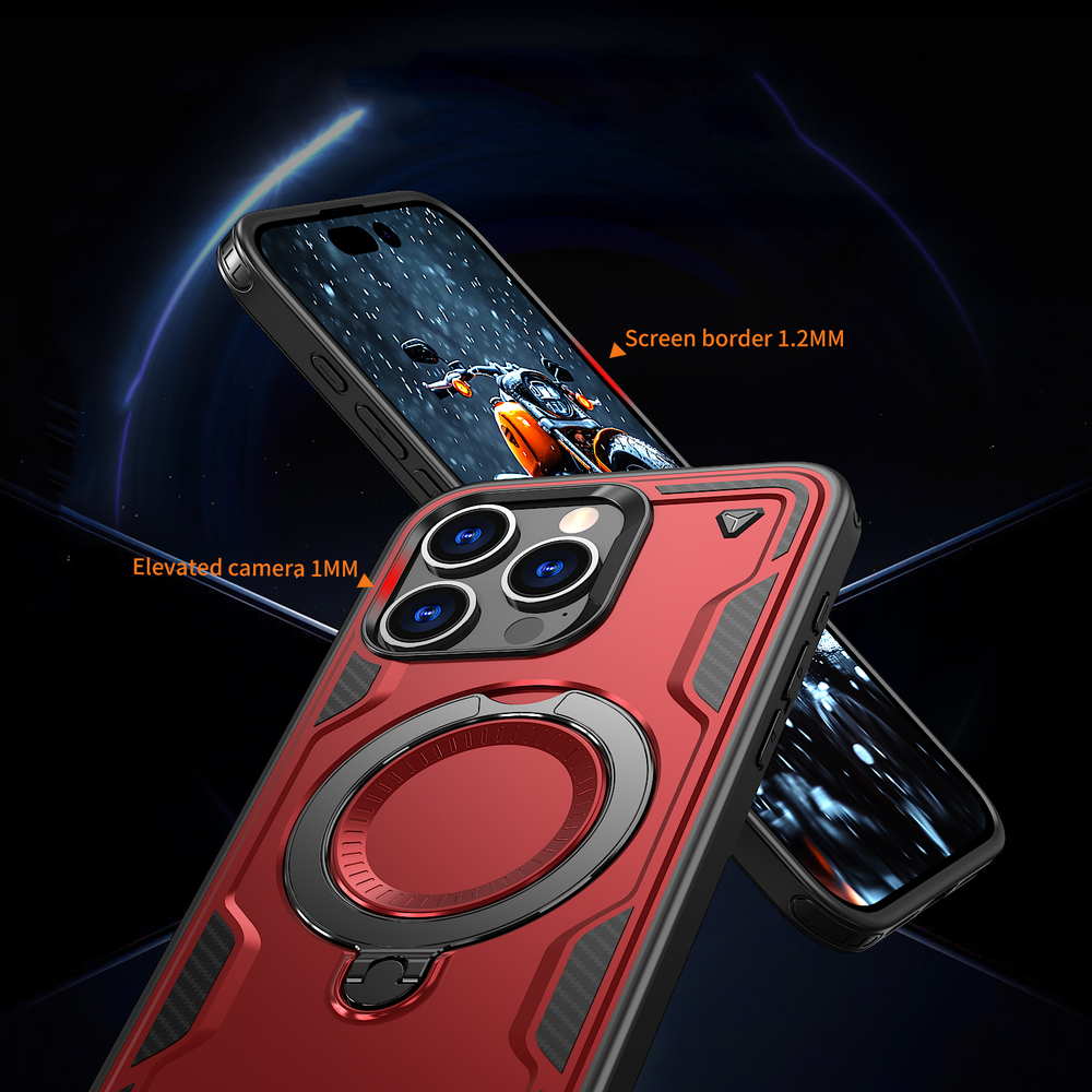 Чехол Magneto Case с кольцом для iPhone 15 Pro Max