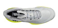 Мужские кроссовки теннисные Wilson Kaos Swift 1.5 2024 - pearl blue/black/safety yellow