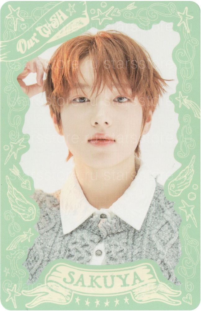 Фотокарта Sakuya NCT WISH - CONCERT TOUR: OUR WISH TRADING CARD