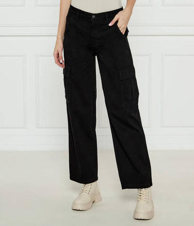 Брюки карго Guess Jeans - черный(W4YB61 WGCV1)