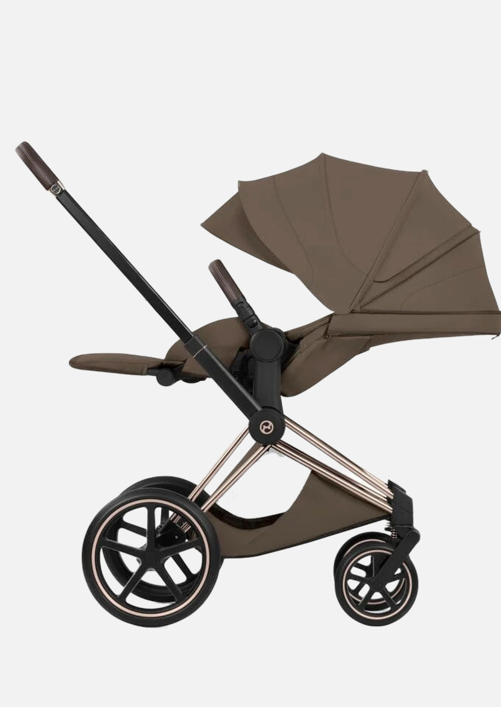 Коляска Cybex Priam V Style Rosegold 2 в 1 Coconut Brown