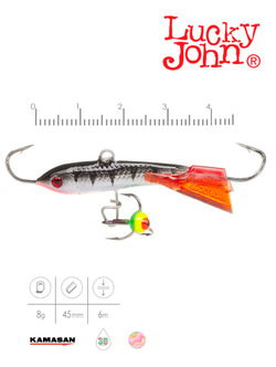 Балансир Lucky John CLASSIC 4.5 с тр. 50мм/12HRT блистер