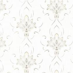 Обои виниловые SL72140-12 PALITRA STYLE Golden Mask орнамент, размер 1.06 х 10.05 м