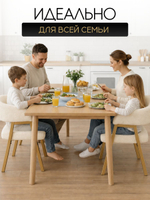 Мягкий стул кресло для кухни букле со спинкой и подлокотниками, Massagecomplekt, бежевый, золото