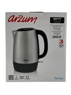 Arzum Электрический чайник HOTTY [AR3074], серебристый
