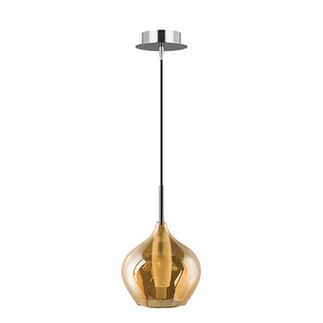 Подвесной светильник 803043 хром/янтарный Pentola Lightstar