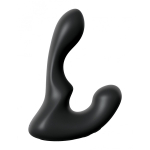 Черный силиконовый вибромассажер простаты 14см PipeDream Elite Anal Fantasy Elite Collection Ultimate P-Spot Milker 4770-23