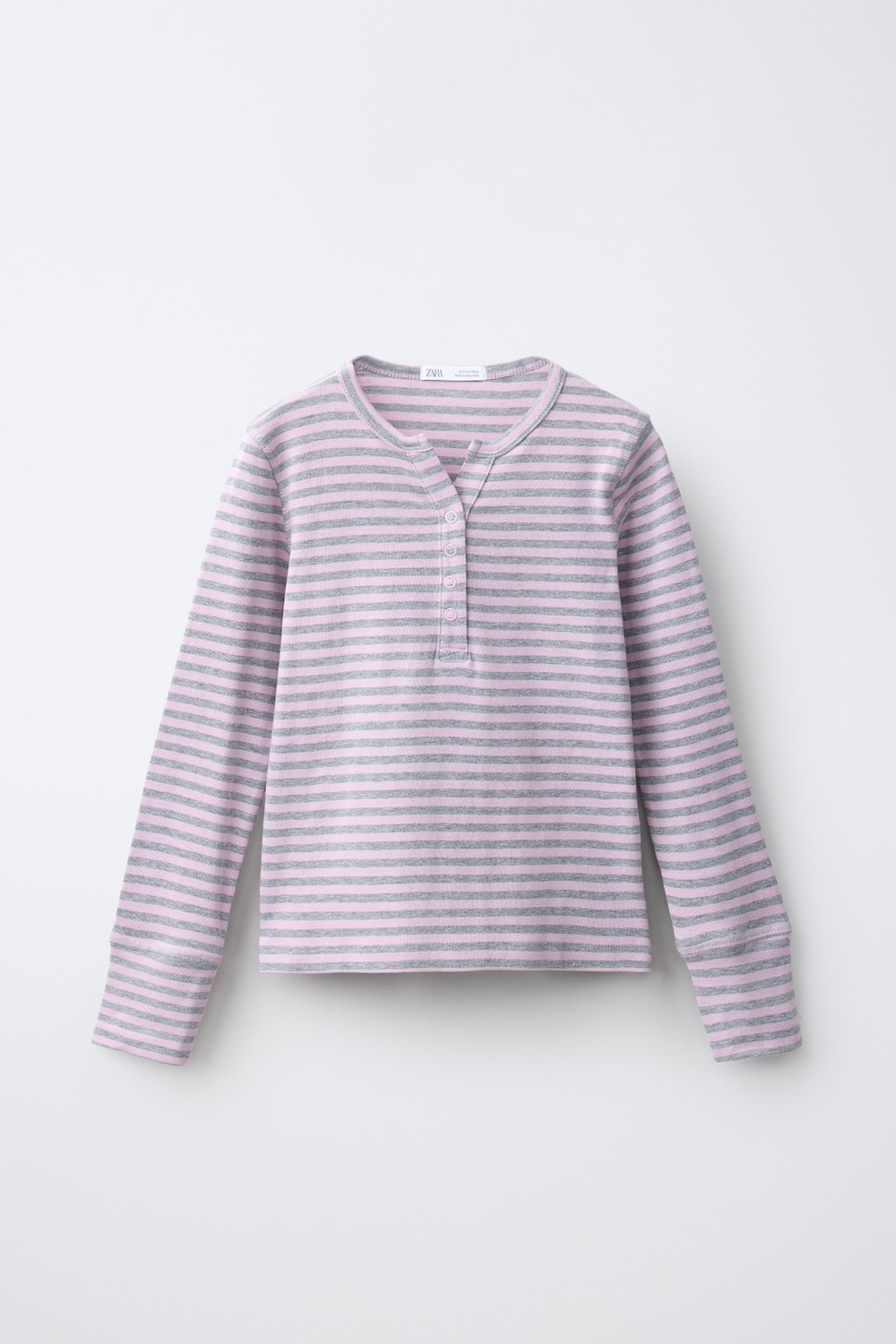 ZARA ПИЖАМА В ПОЛОСКУ, РОЗОВЫЙ