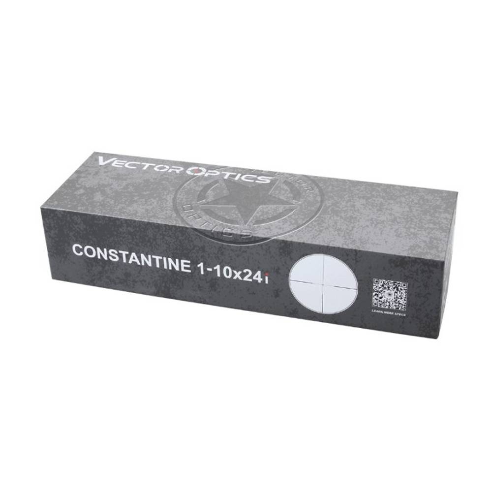 Прицел Vector Optics Constantine 1-10x24, ( Сетка Fiber Center Dot / с подсветкой )