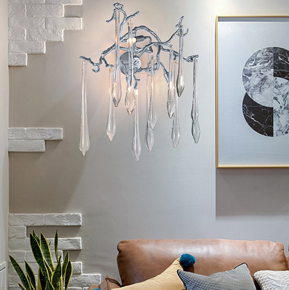 Бра Eleganza Raffinata Silver Wall I