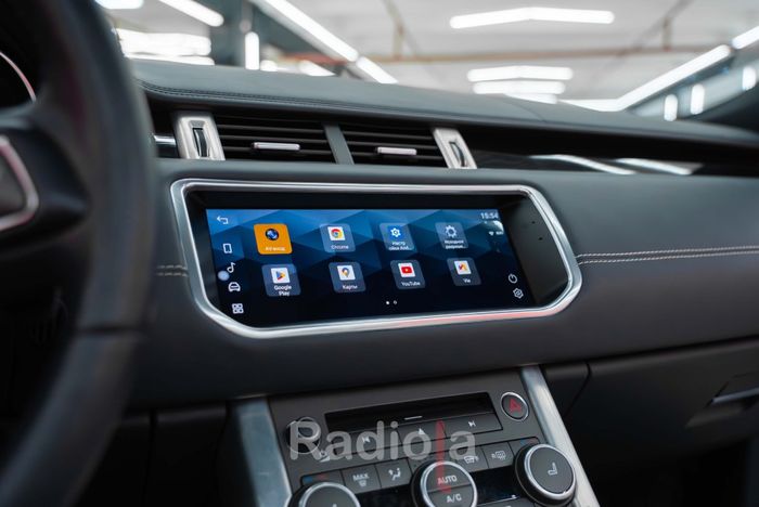 Магнитола для Range Rover Evoque 2015-2018 (HARMAN) - RDL-1666-16+ монитор 10.25" на Android 13, Быстрая, CarPlay, 4G SIM-слот